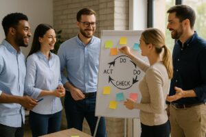 Developing a continuous improvement culture (Kaizen approach)