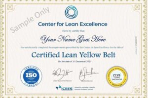 Certified Lean Yellow belt
